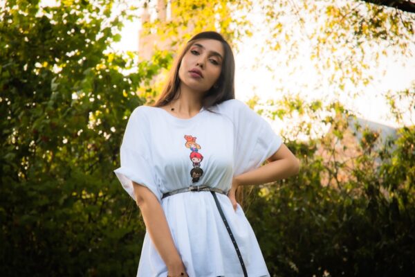 Photo peplum top