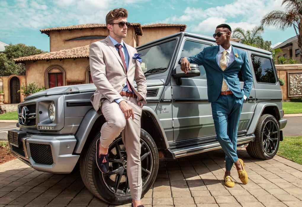 Photo trendy suits