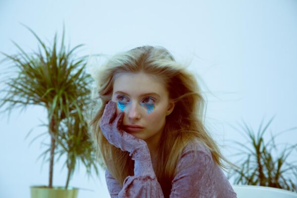 Photo blue makeup