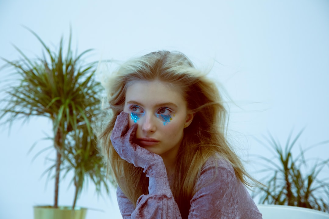 Photo blue makeup